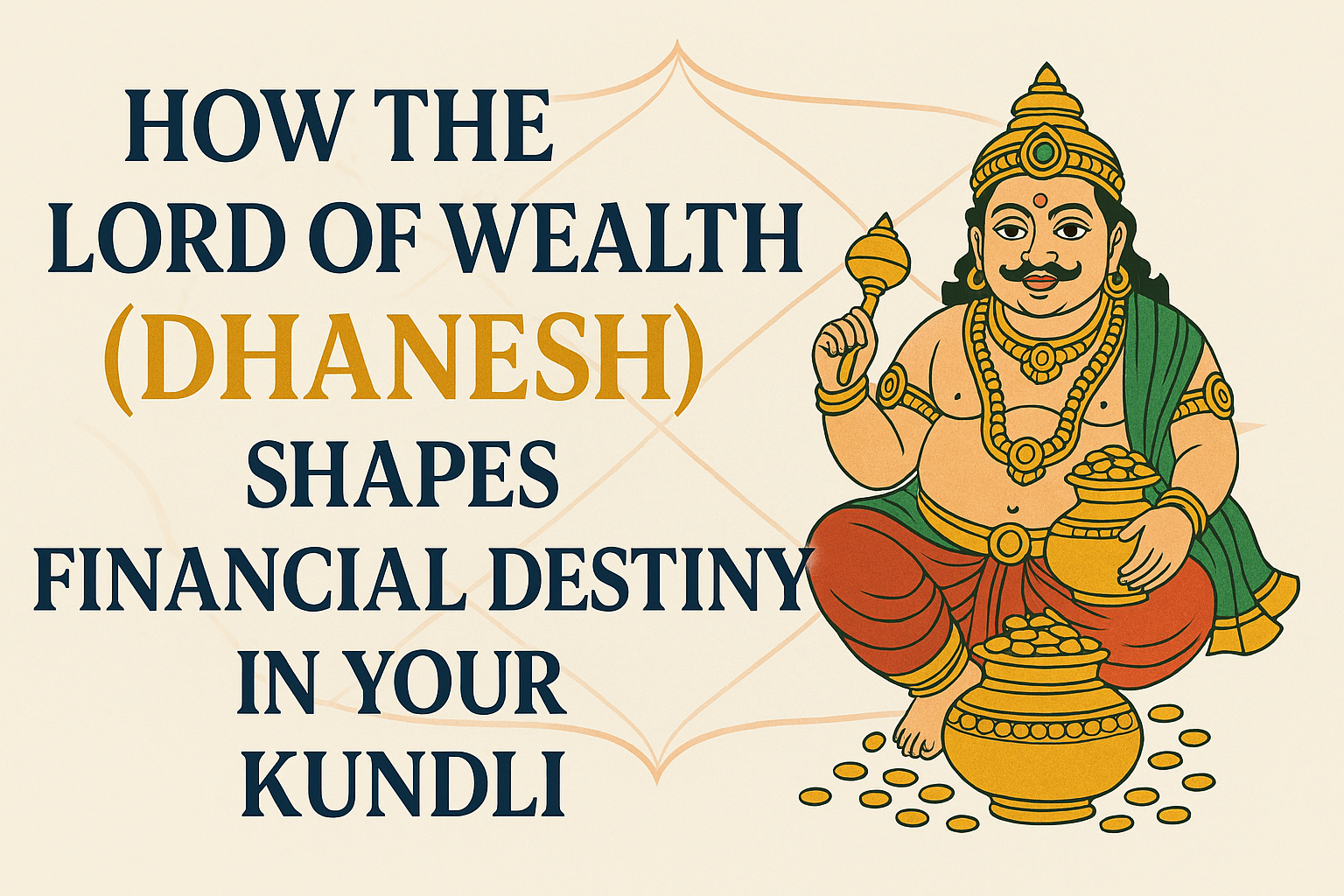 How the Lord of Wealth (Dhanesh) Shapes Financial Destiny in Your Kundli